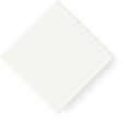 carré blanc est présenté sur sa pointe, créant une forme de losange avec une ombre grise marquée en bas à droite.